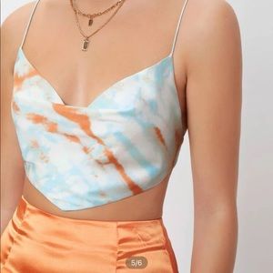 SHEIN Tie Backless Top Size Small